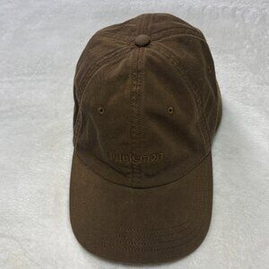 Lululemon Brown Baseball Cap | Adjustable Strap Dad Hat Running Training Gym